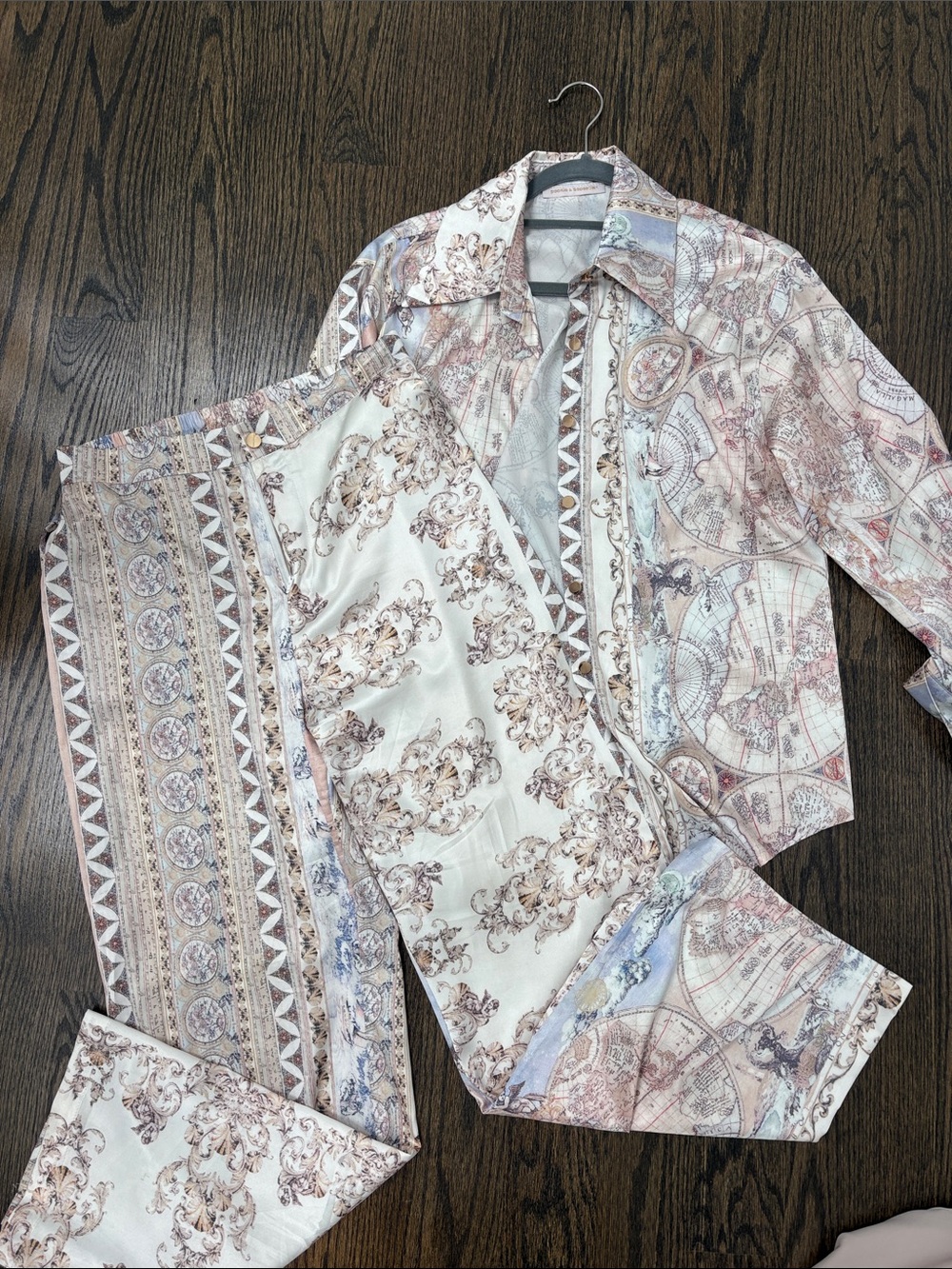 pookie and Sebastian nyc store matching printed set